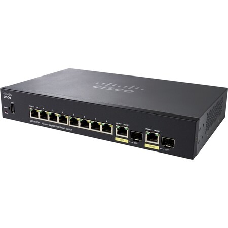 Cisco SG250-10P 10-port GB PoE, SG25010PK9NA SG250-10P-K9-NA